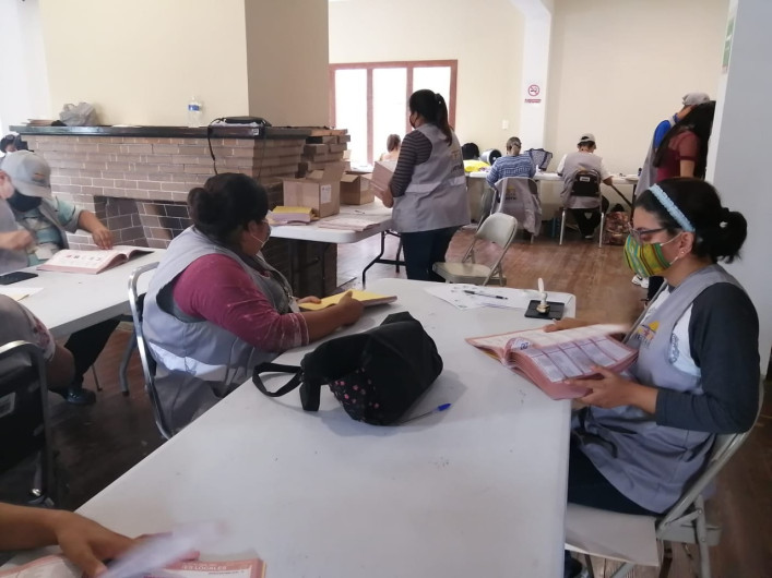 Avance de un 90% el conteo y selección de boletas del ayuntamiento y los distritos 9,10,11 y 12