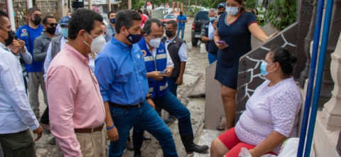 Entrega Mario López a Gobernador proyecto de desincorporación del Dren Principal