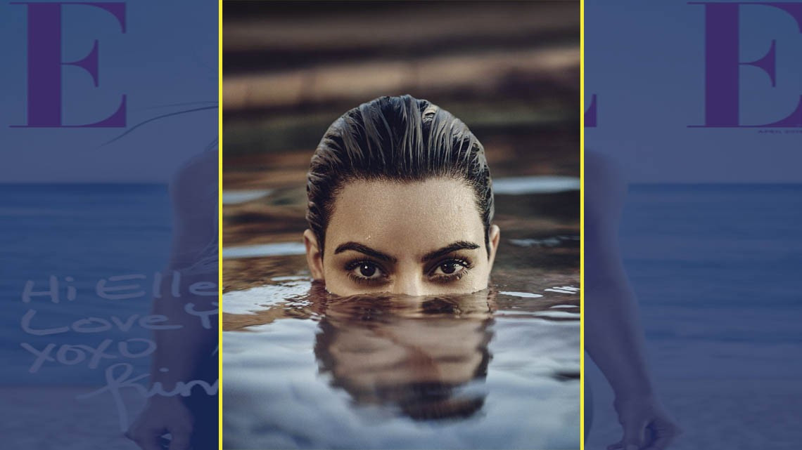Las fotos de Kim Kardashian en ELLE