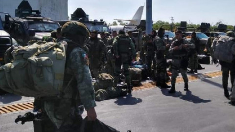 Arriban a Reynosa 200 elementos de la Sedena para reforzar seguridad