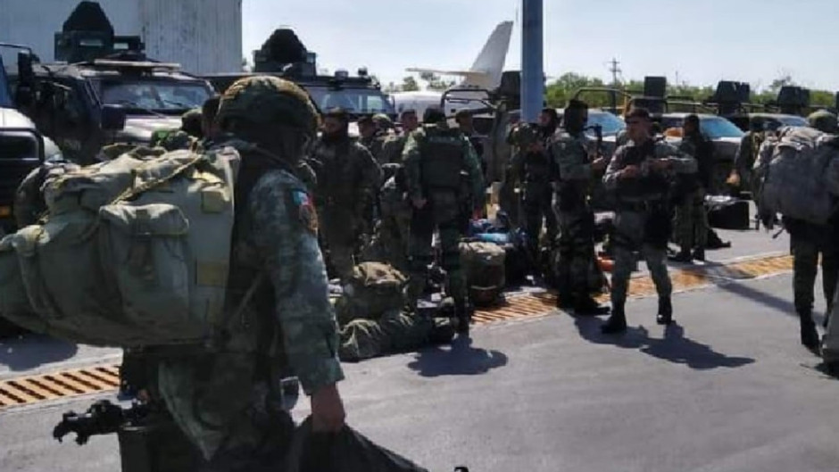 Arriban a Reynosa 200 elementos de la Sedena para reforzar seguridad
