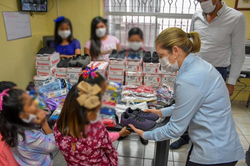 DIF Reynosa visitó a los menores de la Casa Hogar del Niño