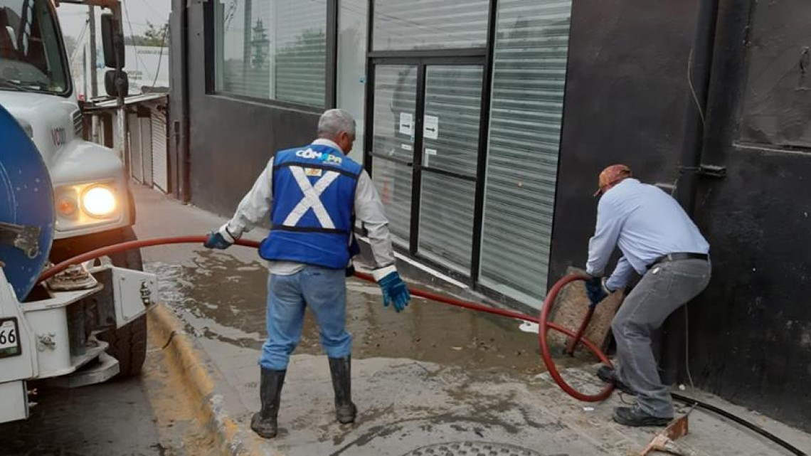 Comapa trabaja con cuadrillas en diferentes puntos