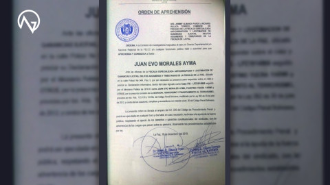 Gobierno interino de Bolivia gira orden de aprehensión contra Evo Morales