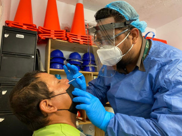 Aplican a empleados de COMAPA Reynosa pruebas de COVID-19