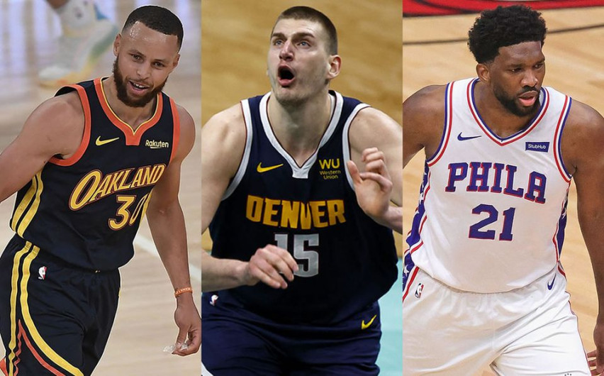 Embiid, Jokic y Curry como los finalistas al MVP de la NBA