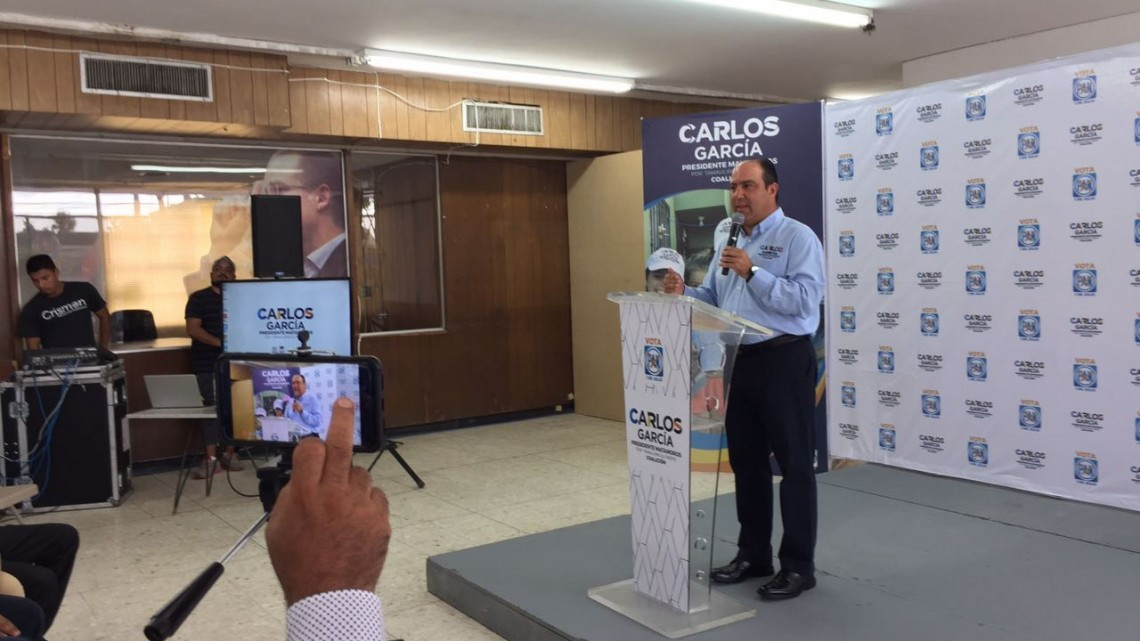 Encuestas me ponen a la alza: Carlos García