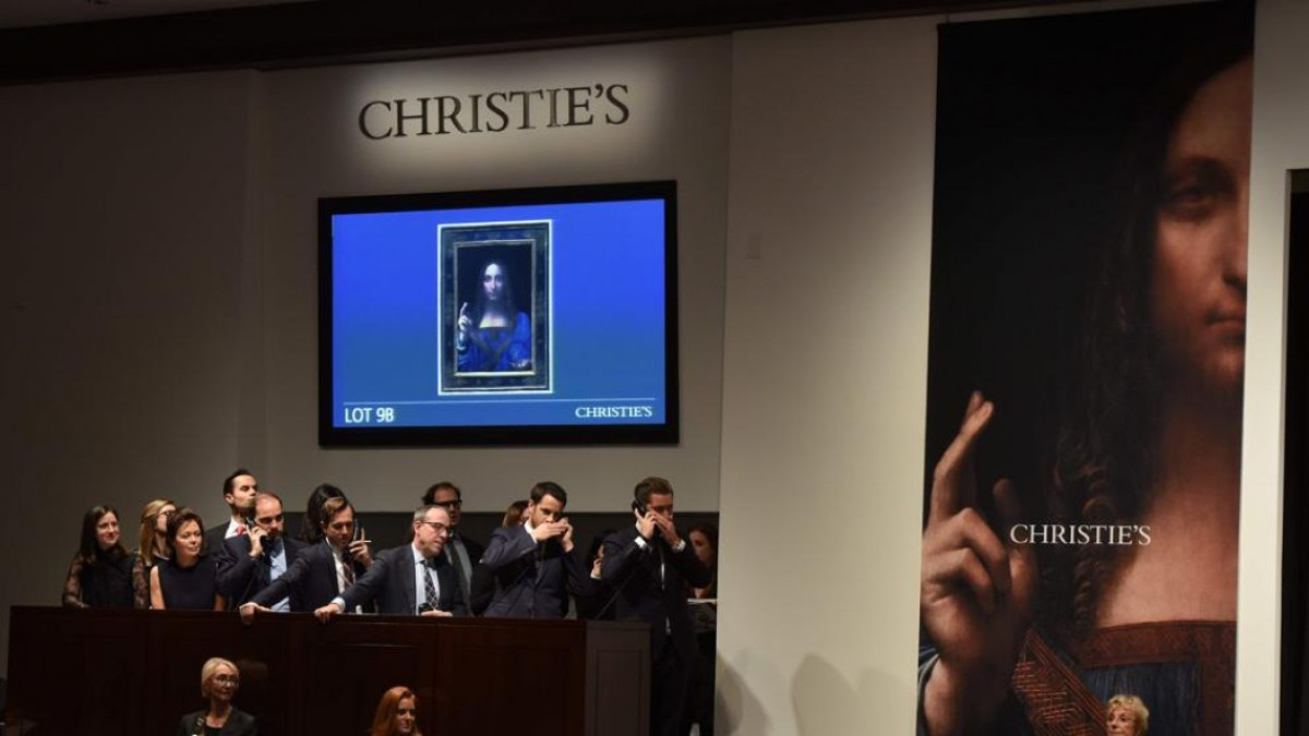 Subastan obra de Da Vinci en superior a los 450 mdd