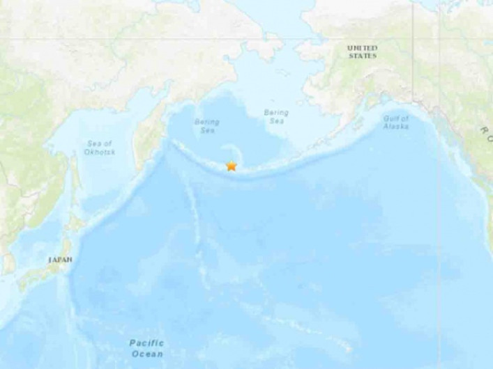 Terremoto de magnitud 6.5 sacude Alaska y límites con Rusia
