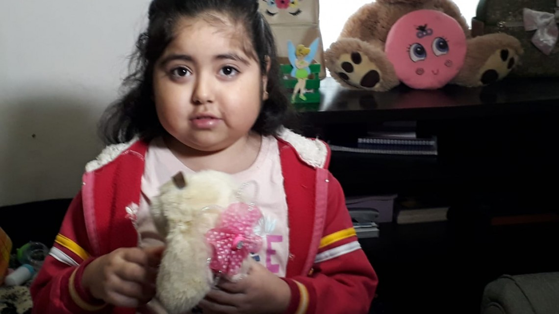 Rara enfermedad mantiene en el hospital a pequeña de 9 años