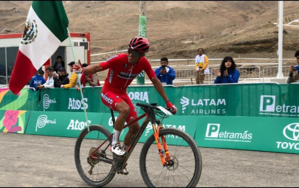  ¡Llegó el octavo oro para México! José Ulloa gana en la prueba de ciclismo