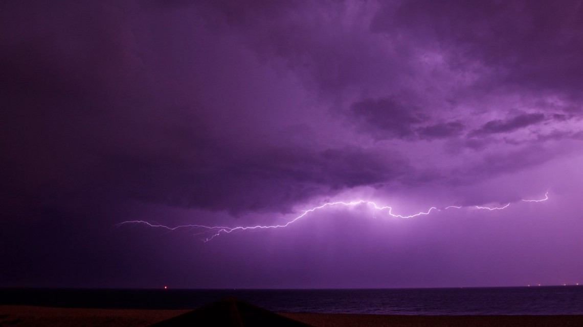 Así se vivió la tormenta de relámpagos en Reino Unido