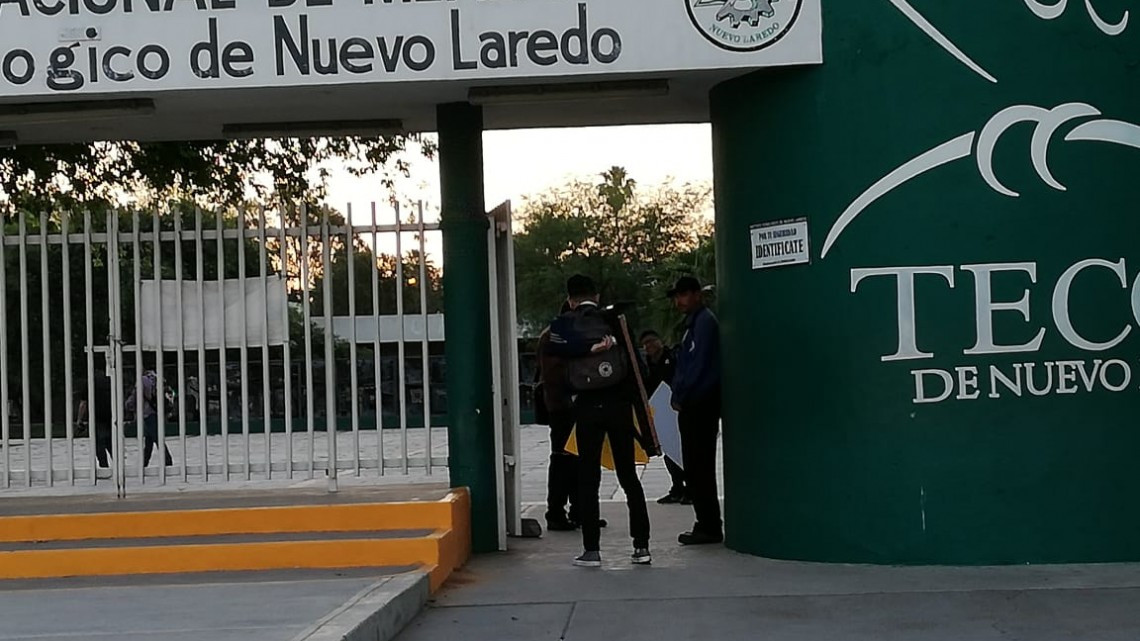 Vigilan el acceso al Tec. Nuevo Laredo