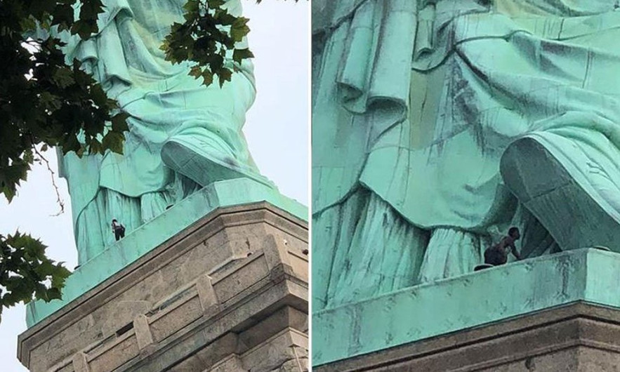 Activista de Estatua de la Libertad pasaría hasta 18 meses de cárcel