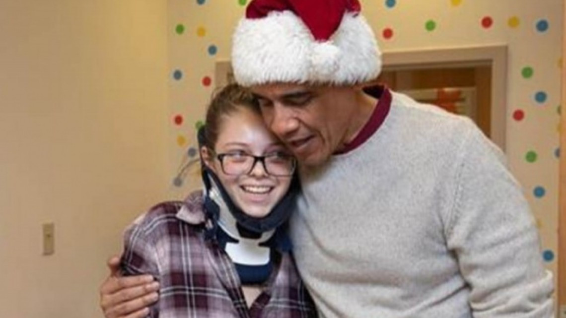 ¡Obama Claus llegó a la ciudad!