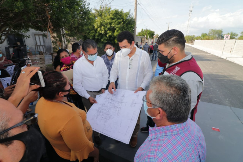 Autoriza Alcalde más pavimentación a la colonia Ricardo Ramos 