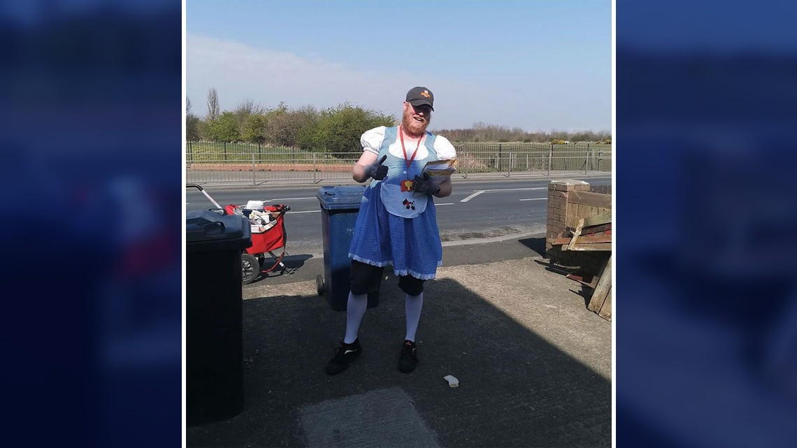 Este cartero ha encantado a Reino Unido