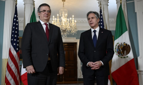 Se reúne Marcelo Ebrard con Antony Blinken en Washington; Preparán visita de Biden a México 