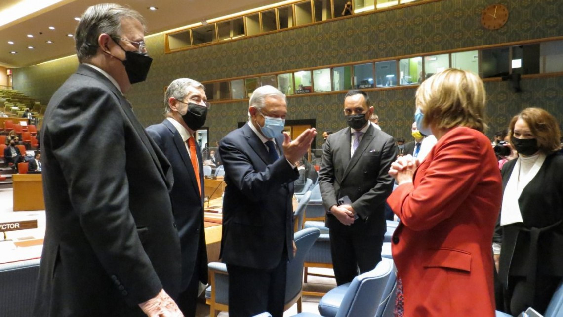 Preside López Obrador reunión del Consejo de Seguridad de la ONU