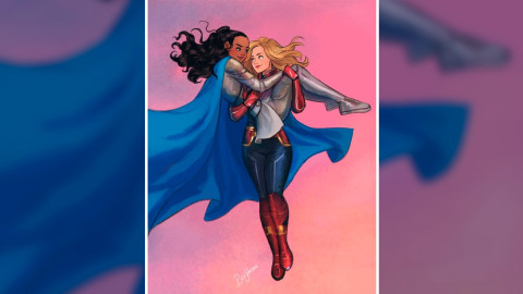 Brie Larson y Tessa Thompson causan revuelo en Twitter. 