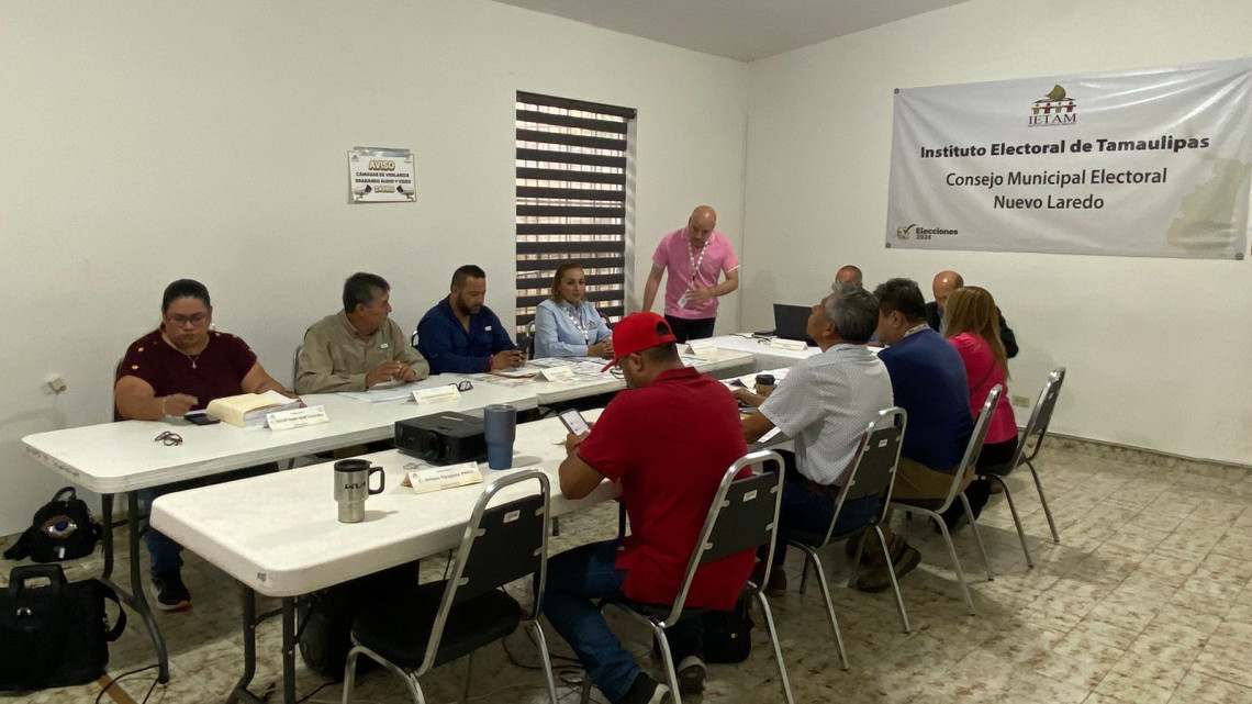 Arranca sesión especial para el recuento de votos por la alcaldía en Nuevo Laredo