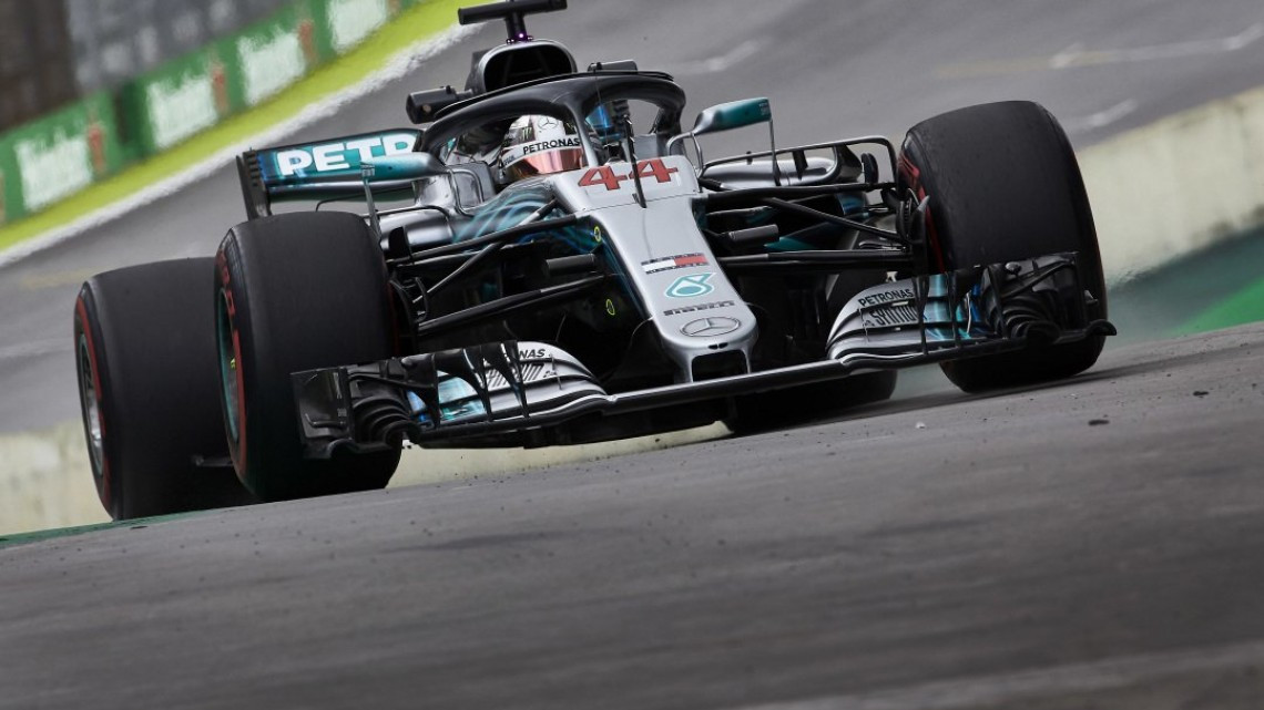 Lewis Hamilton se lleva el GP de Brasil, Checo Pérez termina en décima posición