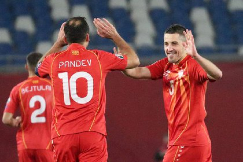 Macedonia del Norte clasifica por primera vez a la Eurocopa