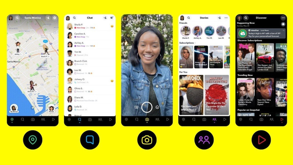 Snapchat activa apps dentro de su plataforma