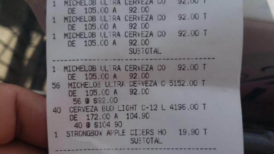 Por rumores de "ley seca", gastan hasta 10 mil pesos en "cheve" 