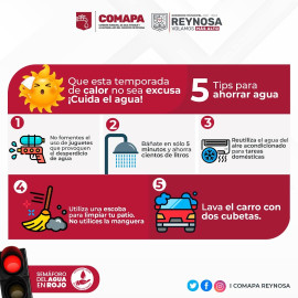 Exhorta COMAPA al cuidado y buen uso del agua