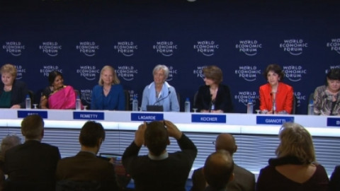 Mujeres presiden Foro de Davos por primera vez