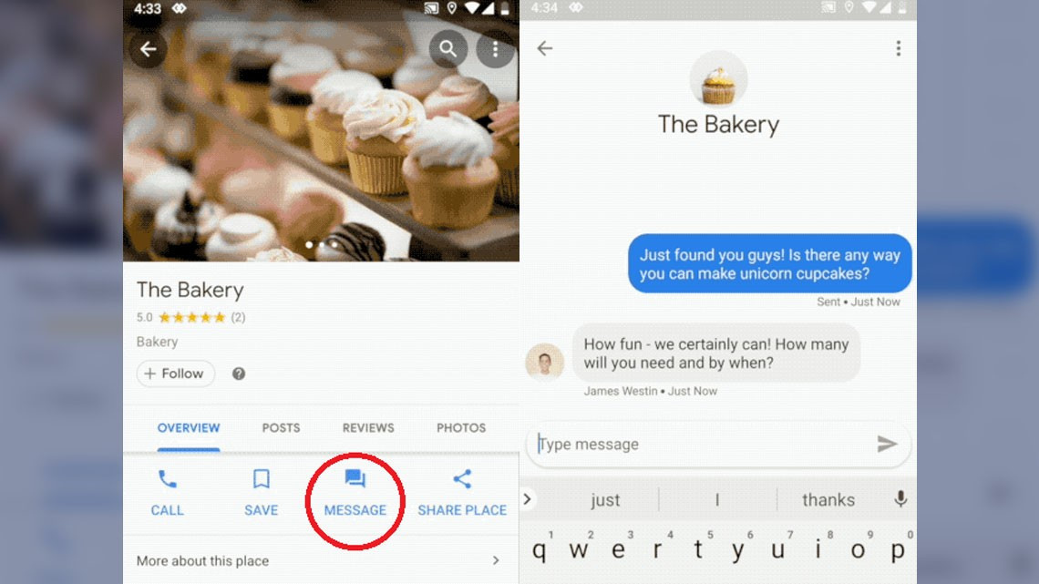 Filtran nueva función de mensajería instantánea en Google Maps