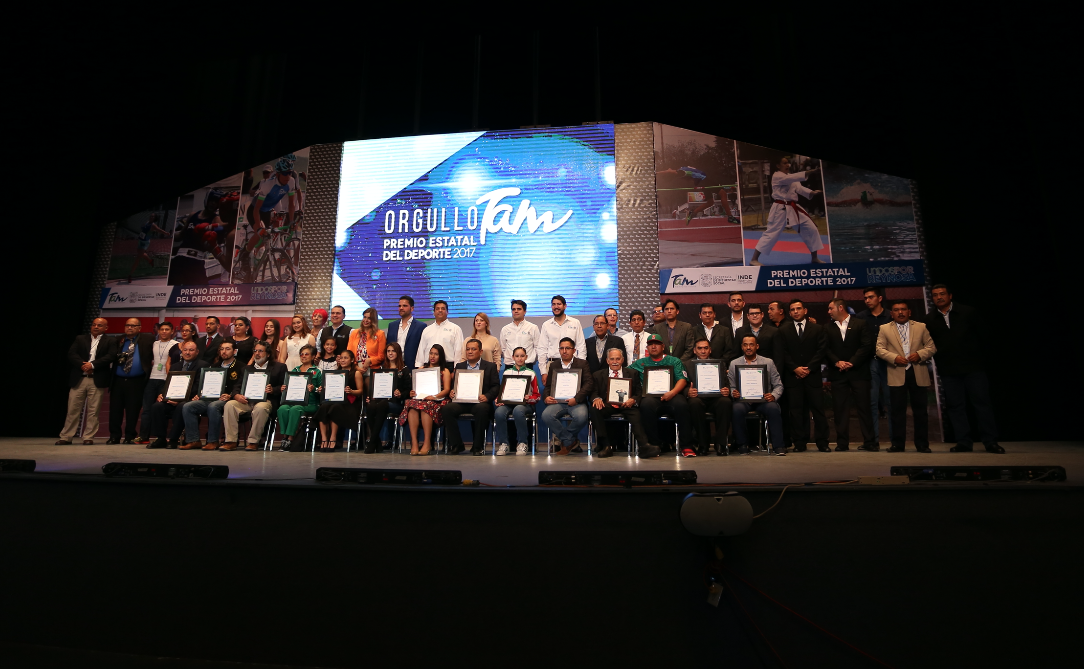 Entregan Premio Estatal del Deporte 2017