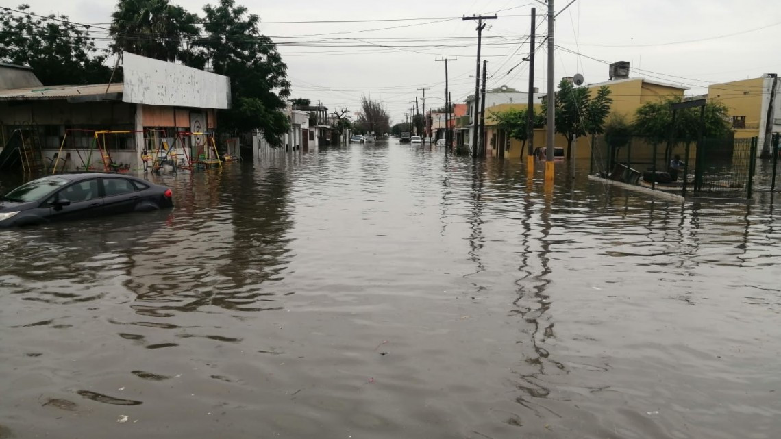 Aplican plan DN-III en Matamoros por inundaciones