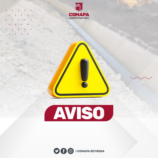 Anuncia COMAPA suspensión de agua potable en La Cañada 