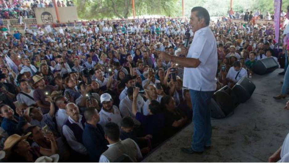 Cancela “El Bronco” gira en Coahuila, tras asesinato de candidato del PRI
