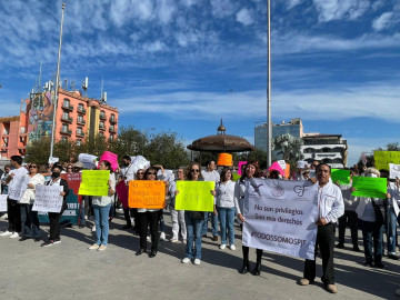 Marchan empleados del PJF por retiro de fidecomisos