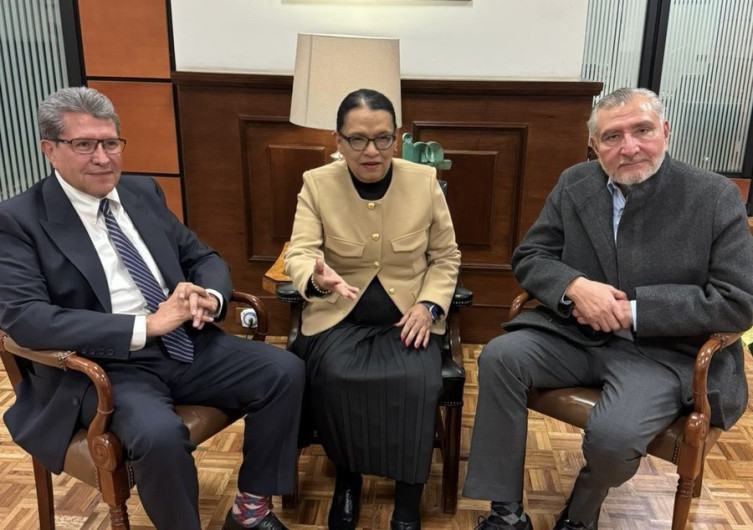 'Hay unión en la 4T', dice Sheinbaum tras reunión entre Adán Augusto López y Ricardo Monreal