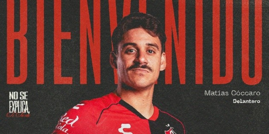 Matías Cóccaro es nuevo refuerzo de Atlas FC
