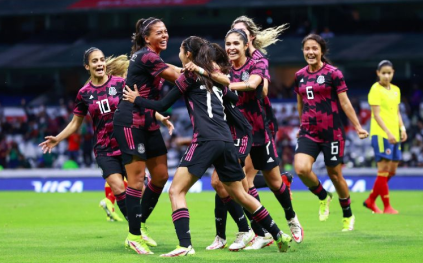 Se impone Selección Mexicana Femenil ante su similar de Colombia 