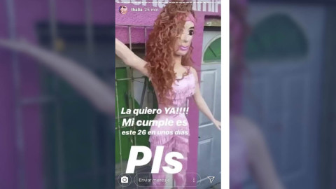 Thalía ya tiene su piñata