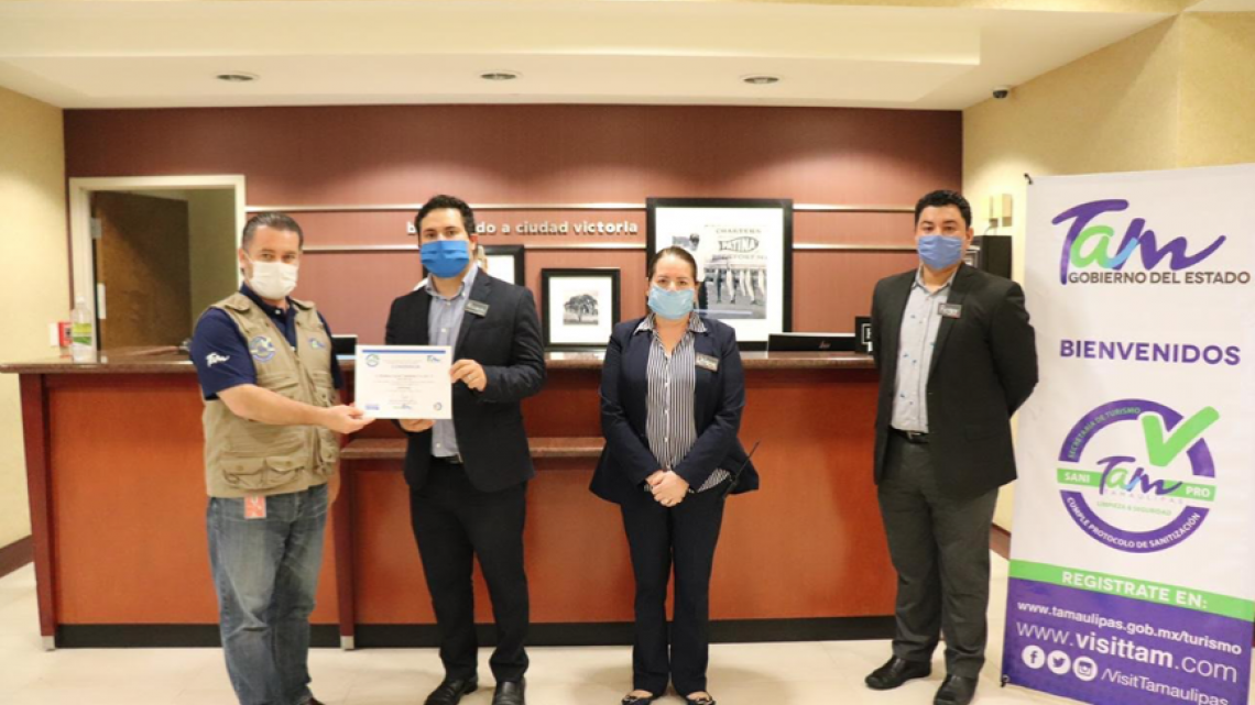 Se suman empresas turísticas de la capital al programa “SaniTamPro”