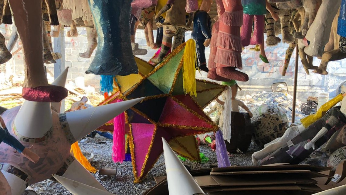 Disminuyen ventas de piñatas por falta de turismo