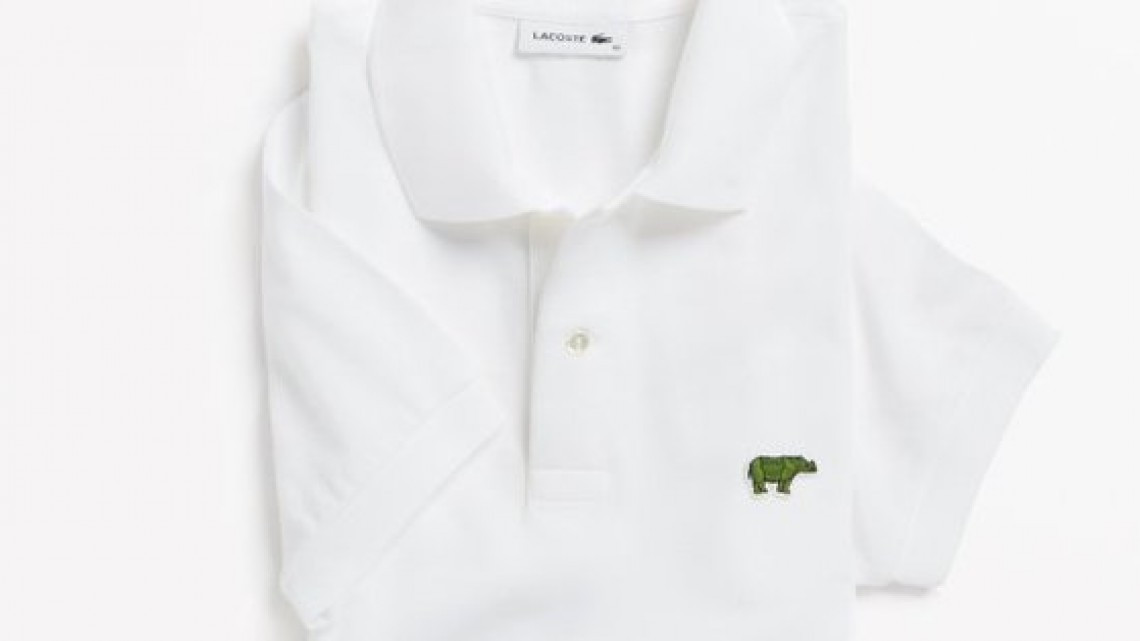 Lacoste cambia su logo por buena causa