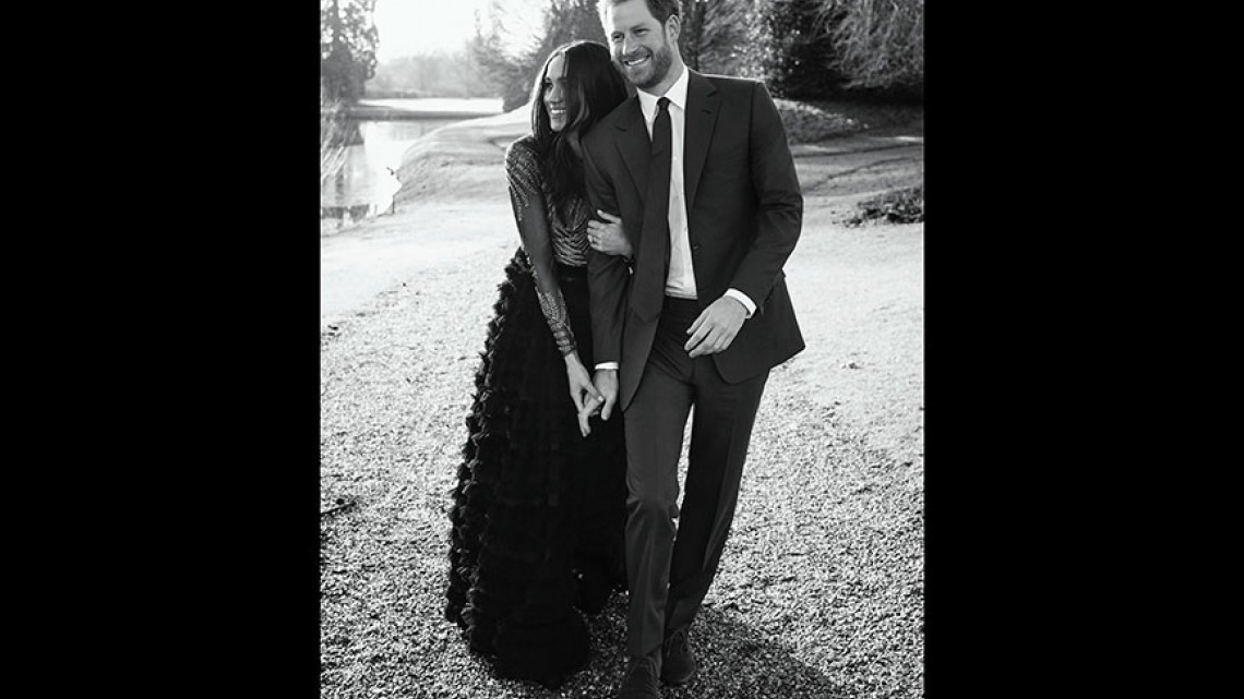 Difunden románticas fotografías del Príncipe Harry y Meghan Markle