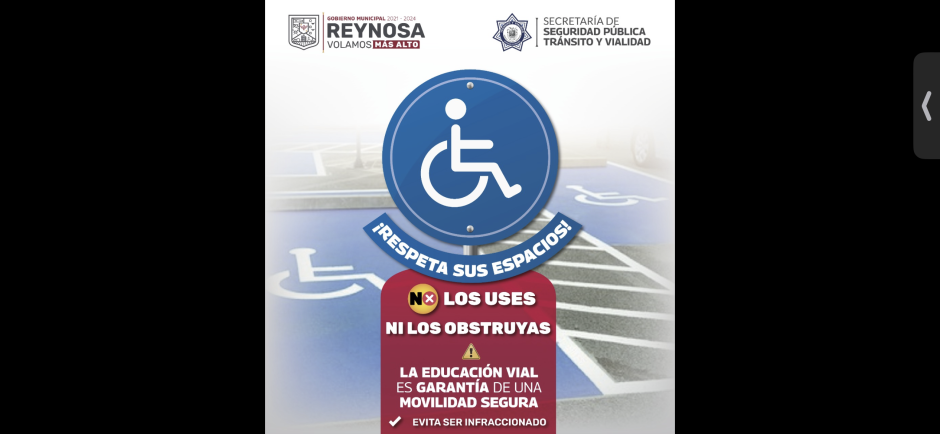 Previene Tránsito infracciones por abuso de espacios para discapacitados