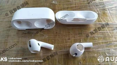 Filtran imágenes  de los AirPods 3 de Apple