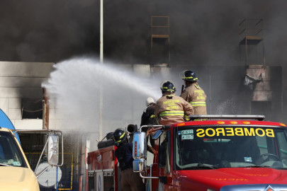 Atendió Protección Civil incendio en maquiladora de Villa Florida