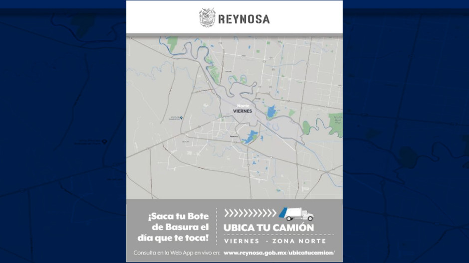 Recuerde, este viernes pasa el camión de la basura en el sector Norte