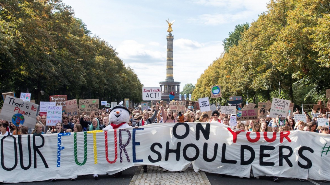Millones marchan en el mundo por el cambio climático